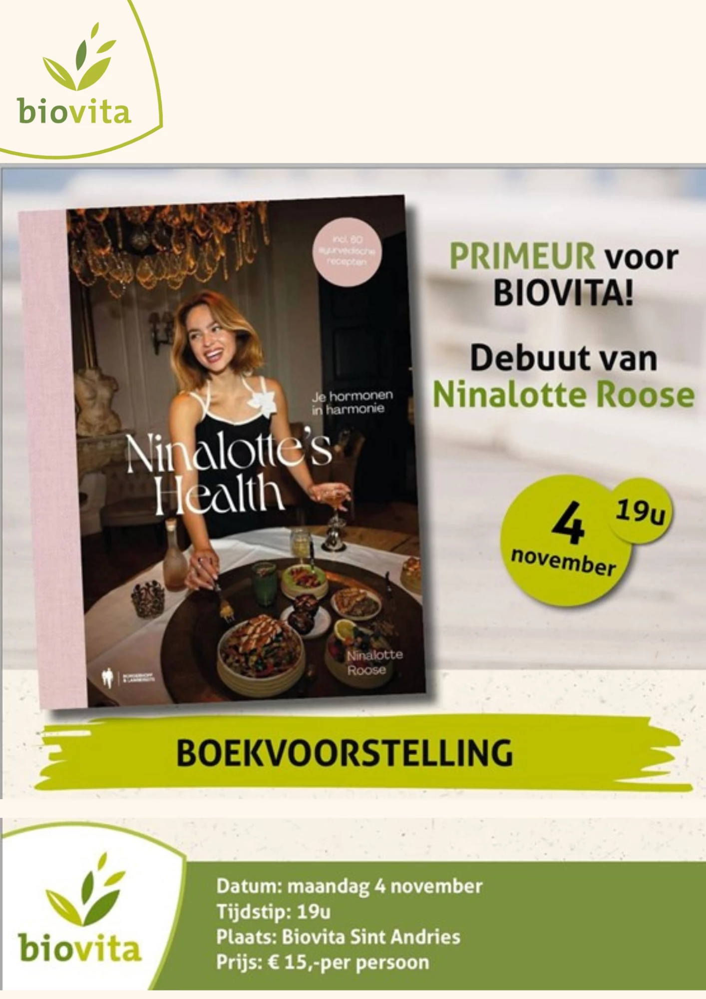 Boekvoorstelling NinaLotte