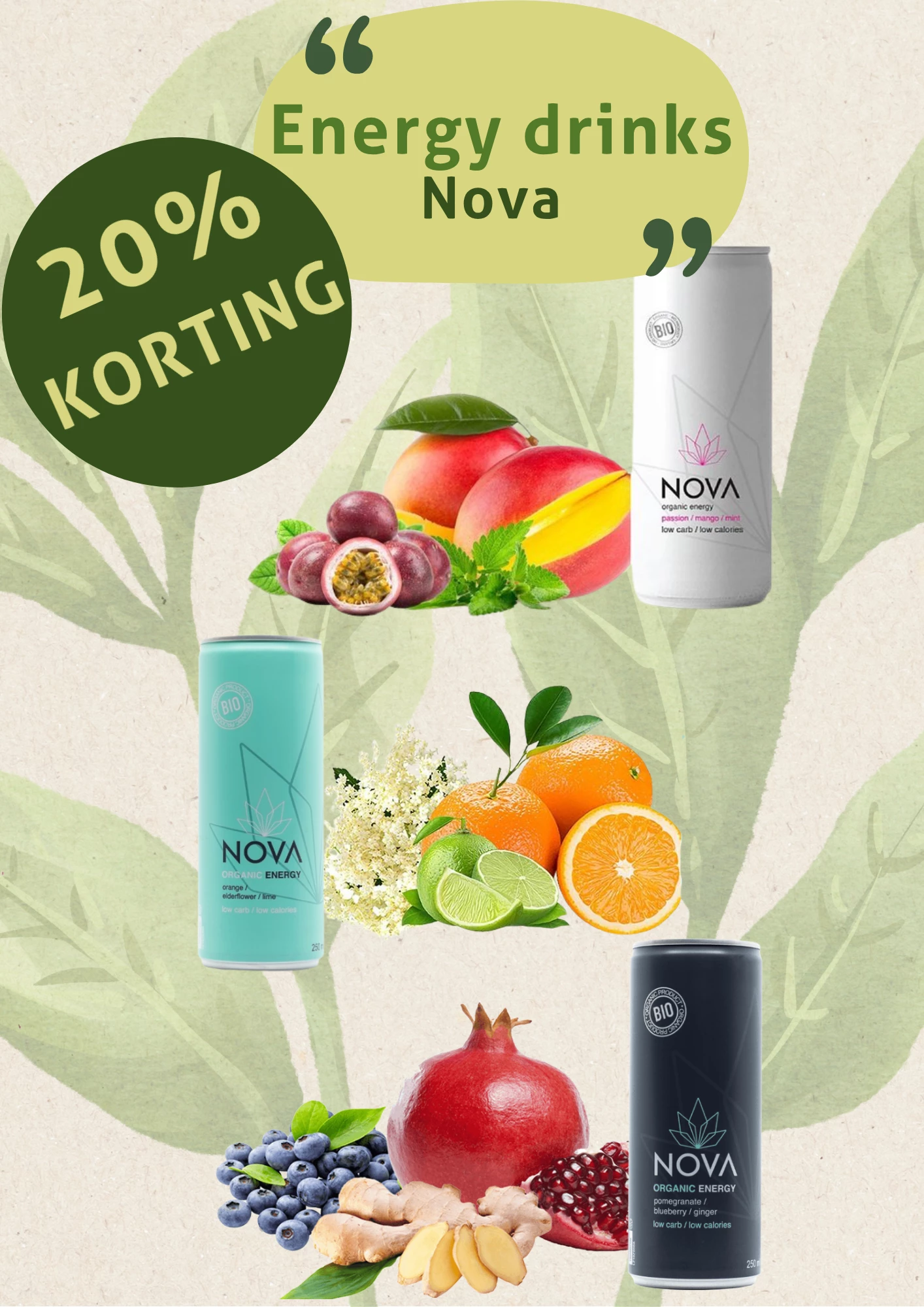 20% korting nova